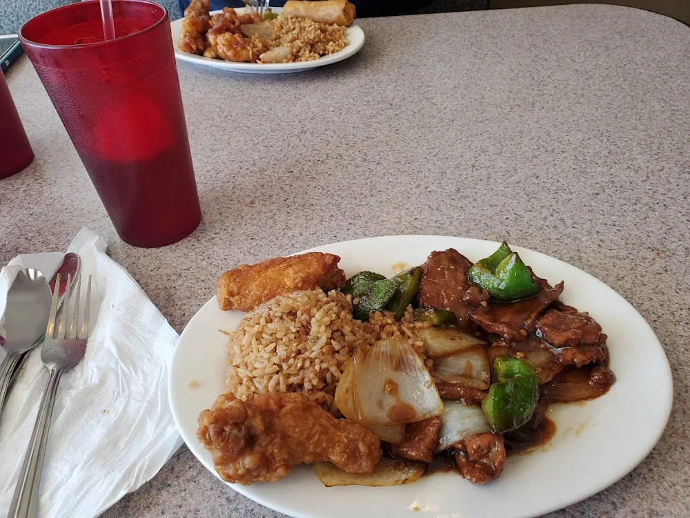 Green Pepper Steak with Chicken Wings